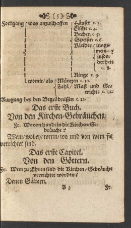Das erste Buch. Von den Kirchen-Gebräuchen