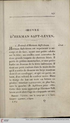 Oevre d’Herman Saft-Leven