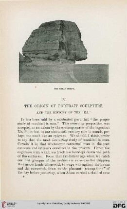 IV: The origin of portrait sculpture, and the history of the"Ka"
