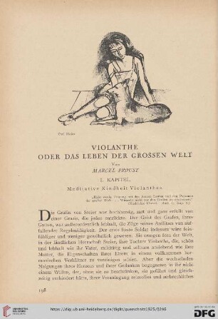 5: Violanthe oder das Leben der grossen Welt