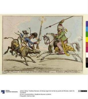 Tirailleur francais, et chevau leger de l'armée du pacha de Rhodes