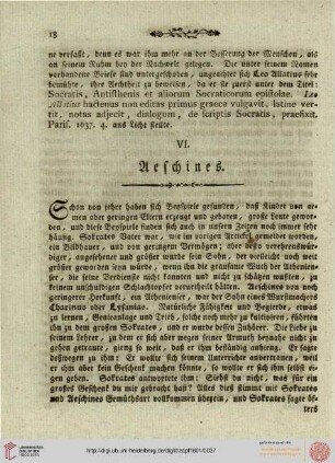 VI. Aeschines