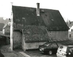 Pirna-Posta, Niederposta 13. Wohnhaus (1701/1800). Rückseite
