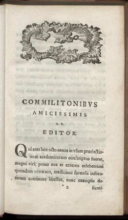 Commilitonibus Amicissimis [...].