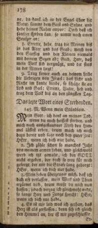Das letzte Wort eines Sterbenden