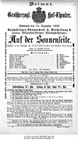 Auf der Sonnenseite