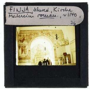 Finja, Kirche : Chor, Westwand