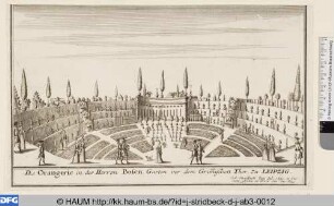 Die Orangerie vor dem Grimmaischen Tor in Leipzig