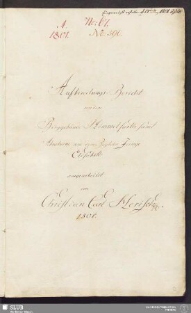 Aufbereitungs-Bericht von dem Berggebäude Himmelfarth samt Abraham, und dem Beylehn Junge Elisabeth - 17.6483 4.