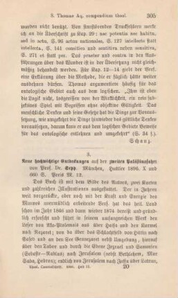 305-311 [Rezension] Sepp, Johann Nepomuk, Neue hochwichtige Entdeckungen auf der zweiten Palästinafahrt