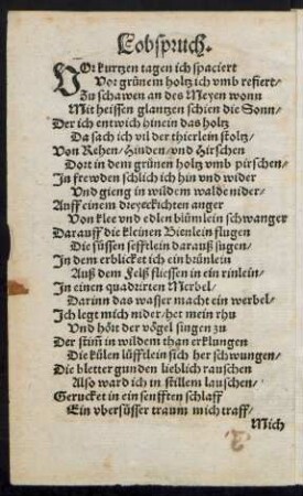 Lobspruch.