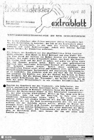 [19]89,Apr.: Friedrichsfelder Extrablatt
