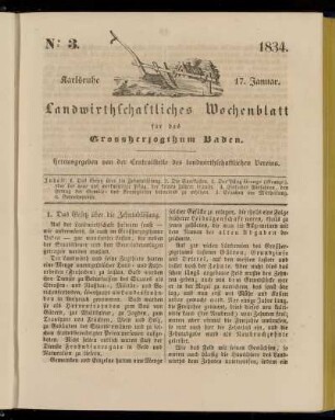 No 3. 17. Januar. 1834