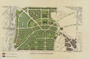 Karte: Lageplan der Siedlung Berlin-Neu-Tempelhof