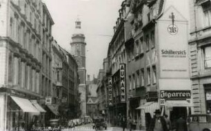 Leipzig: Burgstraße mit Thomaskirche