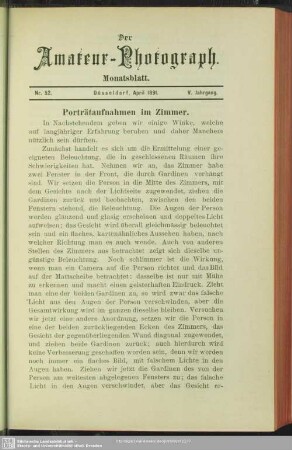 Porträtaufnahmen im Zimmer