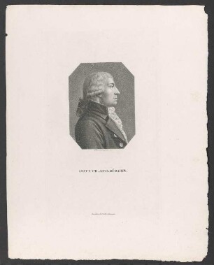 Porträt Gottfried August Bürger (1747-1794)