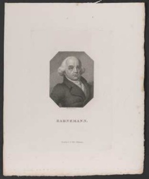 Porträt Samuel Hahnemann (1755-1843)