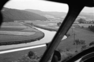 Bad Sooden: Blick aus dem Führerstand; Werra und Zonengrenze