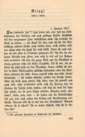 Krieg! 1917-1918