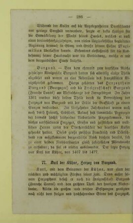 77. Karl der Kühne, Herzog von Burgund