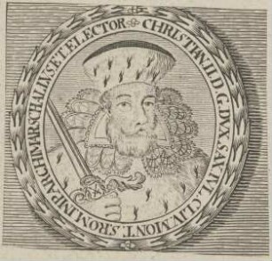 Bildnis des Christian II., Kurfürst von Sachsen