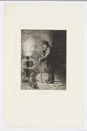 Garde de nuit au Trocadéro