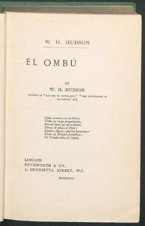 El ombú