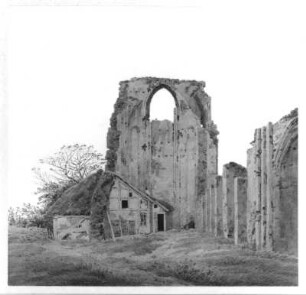 Die Ruine der Abtei Eldena bei Greifswald