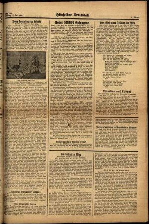 Zweite Ausgabe vom Freitag, den 04. Juli 1941.