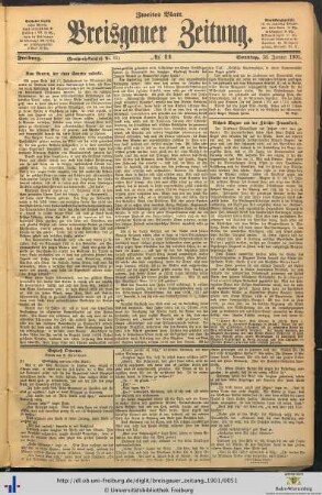 13.01.1901 (Zweites Blatt)