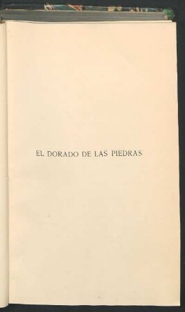 El dorado de "Las Piedras"