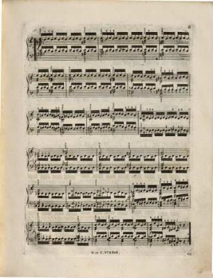 Die Schule der Verzierungen, Vorschläge, Mordenten und Triller auf dem Piano-Forte : in 70 Studien ; 355tes Werk, 4. No. 40 - 51