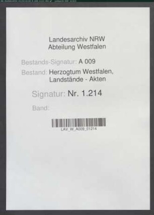 Rangstreitigkeiten (Stellung des Landpfennigmeisters und der Erbsälzer zu Werl, Streit zwischen kurfürstlichen und domkapitularischen Landtagsdeputierten)