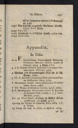 191-205, In Folio - In Quarto