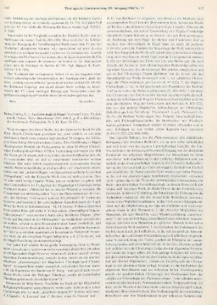 841-843 [Rezension] Brito, Emilio, La christologie de Hegel