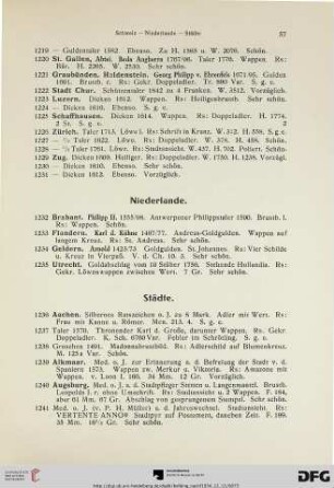 Städte (Nr. 1236-1474)