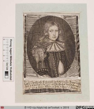 Bildnis Carl Christoph Schwalb