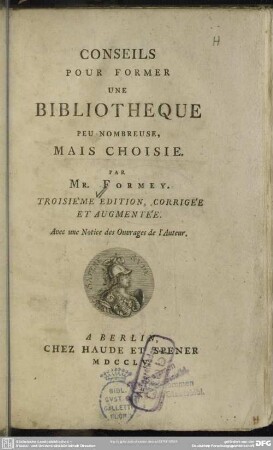 Conseils Pour Former Une Bibliothèque Peu Nombreuse, Mais Choisie