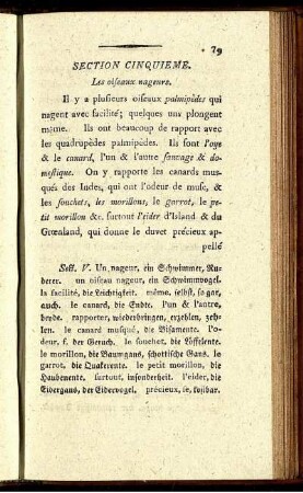 Section Cinquieme.