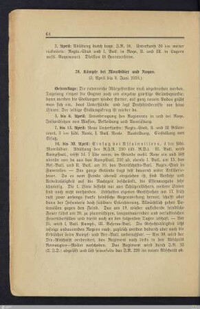 28. Kämpfe bei Montdidier und Noyon