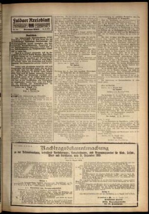Zweite Ausgabe vom Mittwoch, den 16. August 1916.