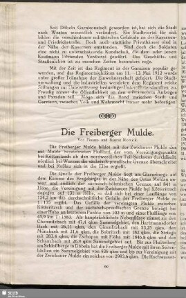 Die Freiberger Mulde