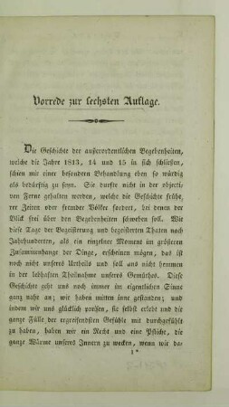 Vorrede zur sechsten Auflage