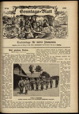 Ausgabe vom Sonntag, den 20. August 1916.