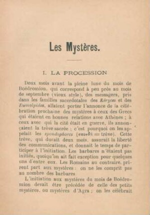 Les mystères