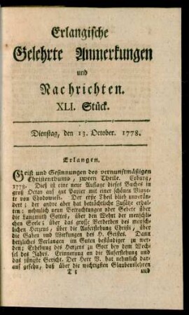 XLI. Stück