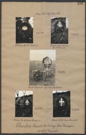 Grab bei Ingersheim: Gefr. d. Ldw. Joh. Wimmer