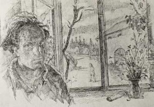 Selbstbildnis am Fenster