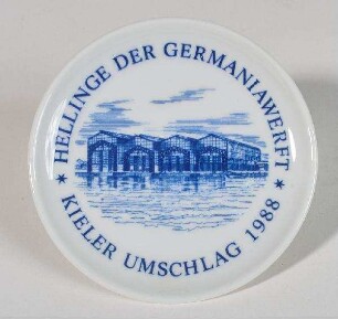 Hellinge der Germaniawerft - Kieler Umschlag 1988